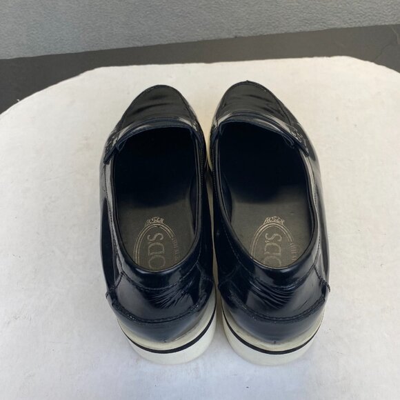 TOD’S Women's Leather Driving Loafer Pebble Size 38 1/2 US - Picture 5 of 10